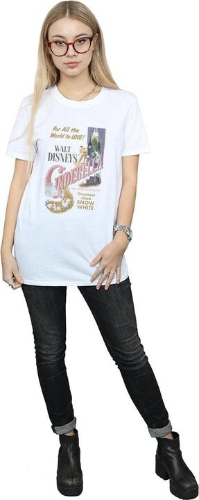 Immagine prodotto Cinderella T-shirt boyfriend en coton à l'effigie de l'affiche Femmes/Ladies (3XL)