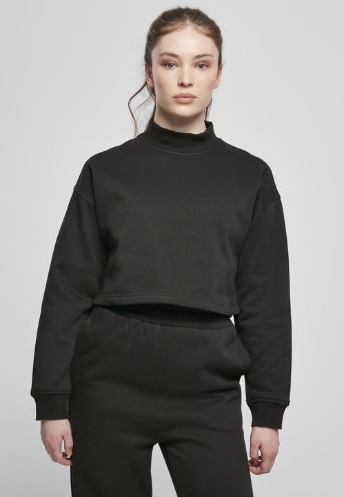 Actual product image Urban Classics Ladies Cropped Oversized Sweat High Neck Crew - 14225 (S)