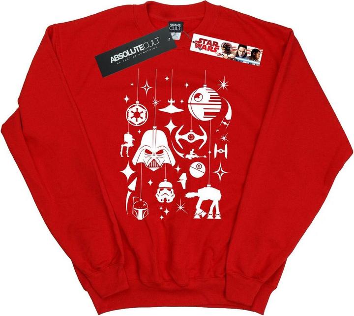 Actual product image Star Wars Mens Christmas Decorations Sweatshirt (S)