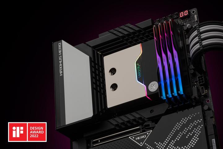 Actual product image EKWB EK-Quantum Velocity² D-RGB CPU Water Cooler - 1700, Full Nickel