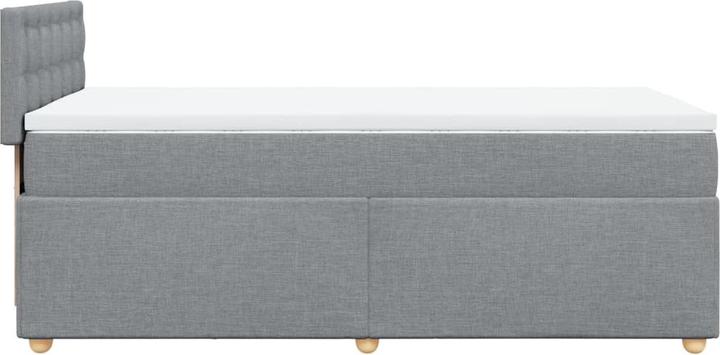 Produktbild VidaXL Bo x springbett mit Matratze 90 x 190 cm Stoff (90 x 190 cm)