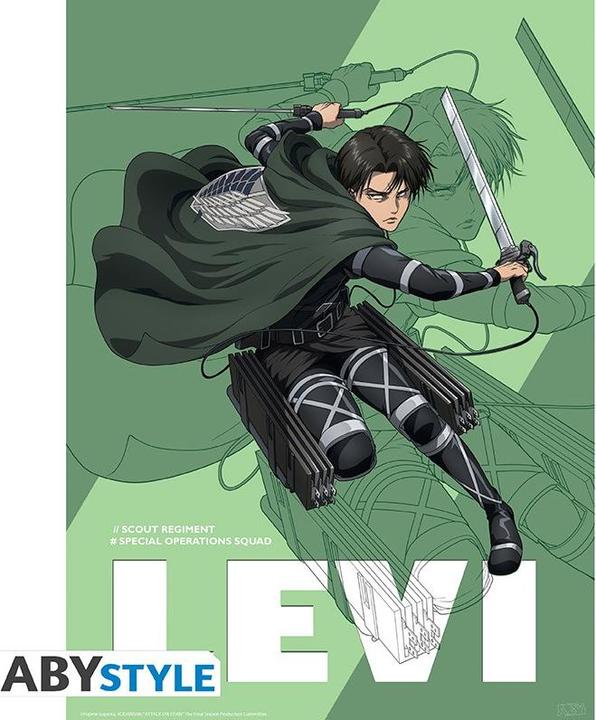Actual product image GB Eye Poster Attack on Titan : Season 4 Levi (52x38) (52 x 38 cm)