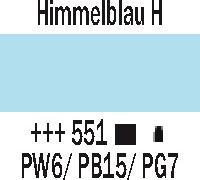 Produktbild Amsterdam Acrylfarbe Standard Series 551 (Himmelblau Hell, 120 ml)