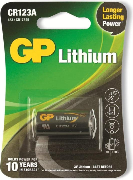 Image du produit GP Batteries Piles (1 pcs, CR123A, 1400 mAh)