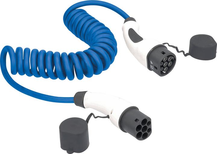 Produktbild As - Schwabe Elektroauto Spiralladekabel Mode 3 Typ 2 (Typ 2, 7.20 kW, 32 A, 5 m)