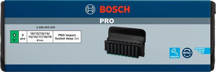 Immagine prodotto Bosch Professional Zubehör Impatto PRO (17 mm, 19 mm, 14 mm, 16 mm, 13 mm, 12 mm, 15 mm, 18 mm, 10 mm)