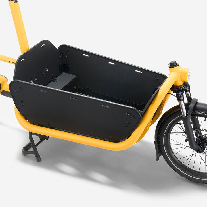 Image du produit Btwin Vélo cargo électrique biporteur F900E BOX jaune