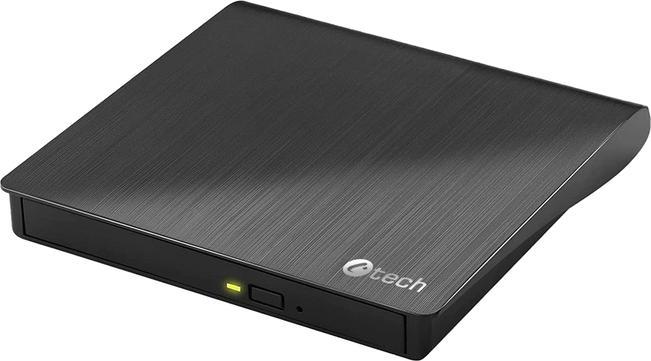 Image du produit C-Tech DVD externe vypalovaÄka DVD-USB-AC, USB 2.0, USB A/Type C (Graveur de DVD)
