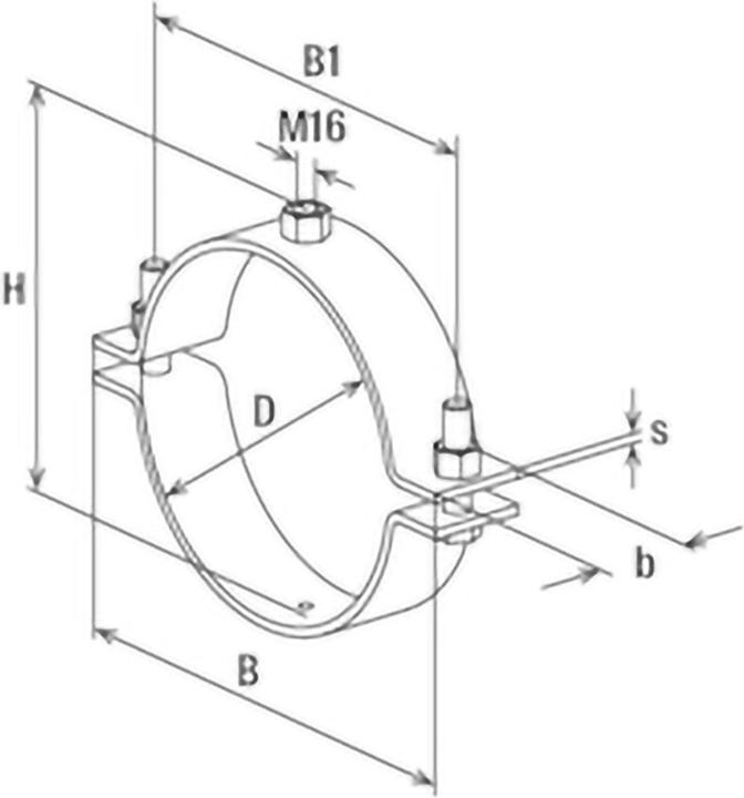 Actual product image Fischer Fixed point clamp FFSC 168.3 (168.30 mm)
