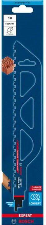 Produktbild Bosch Professional Zubehör EXPERT ‘Hollow Brick’ S 1243 HM Säbelsägeblatt, 1 Stück