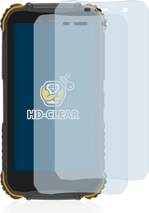 Actual product image BROTECT Screen Protector Clear (2 Piece, Doogee S35)