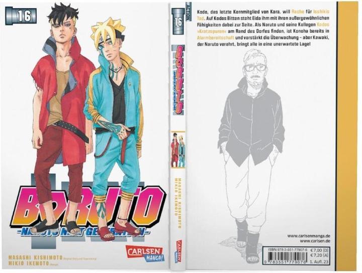 Actual product image Boruto - Naruto the next Generation 16 (German, Masashi Kishimoto, Mikio Ikemoto, Miyuki Tsuji, 2023)