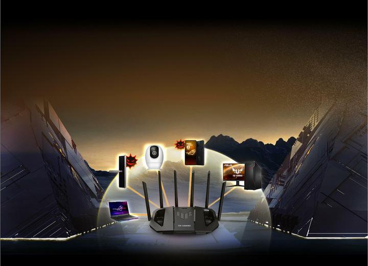 Actual product image ASUS Router TUF-BE6500 WiFi 7 AiMesh