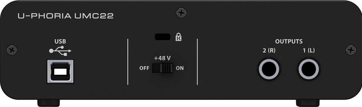 Image du produit Behringer U-Phoria UMC22 (USB)