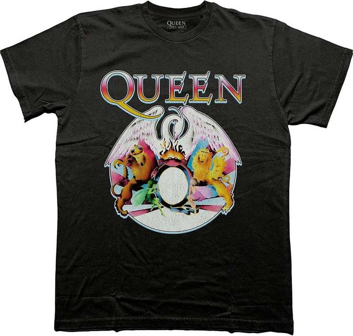 Actual product image Queen Unisex Adult Crest T-Shirt (M)