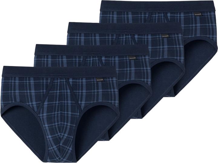 Actual product image Schiesser 4-pack Original Classics fine-rib sports briefs with Eingriff (4XL, pack of 4)