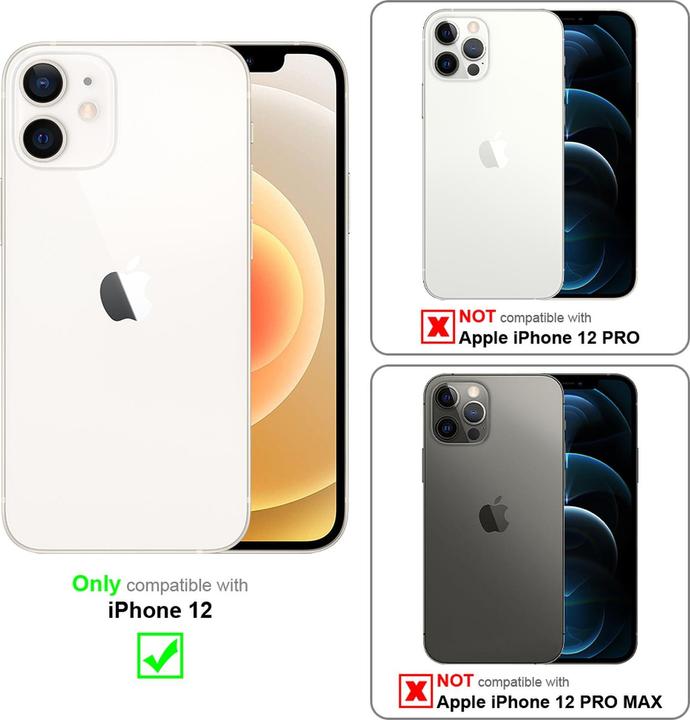 Produktbild Cadorabo TPU 360 Grad Case Cover (Apple iPhone 12)