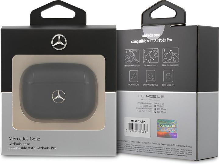 Produktbild Mercedes-Benz MEAPCSLBK AirPods Pro cover czarny/black Electronic Line (Kopfhörer Hülle)
