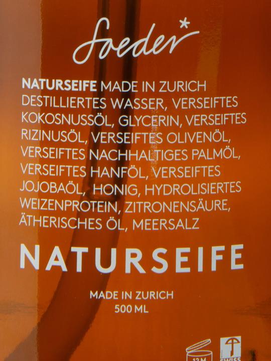 Productafbeelding Soeder* Natuurlijke Zeep Kruidentuin (Vloeibare zeep, 500 ml)