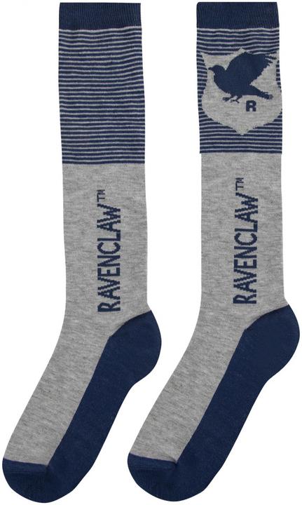 Produktbild Cinereplicas Set of 3 Ravenclaw knee high socks - Harry Potter CR1643 (3er Pack, 35 - 40)