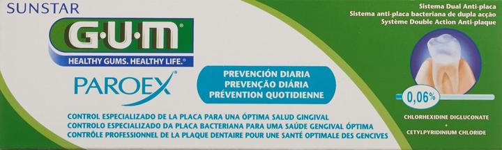 Produktbild GUM SUNSTAR PAROEX Zahnpasta 0.06 % chlorhexidine (75 ml)
