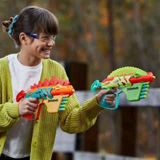 Actual product image Hasbro Nerf Dinosquad Stego Duo Pack