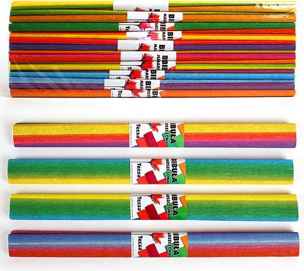 Image du produit Papier crêpe arc-en-ciel par pièce (1 x)