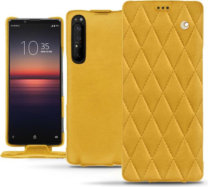 Actual product image Noreve Leather cover vertical (Sony Xperia 1 II)