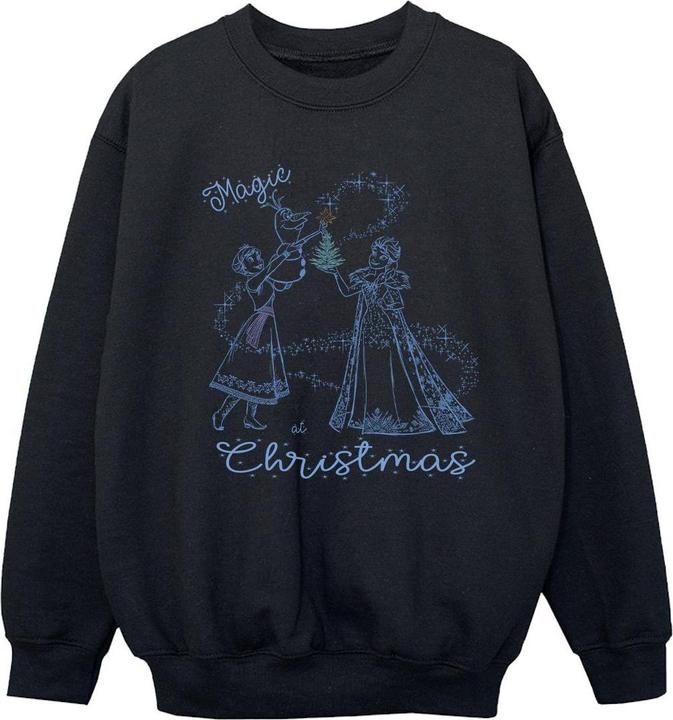 Produktbild Disney Frozen Magic Christmas Sweatshirt Mädchen (140, 146)