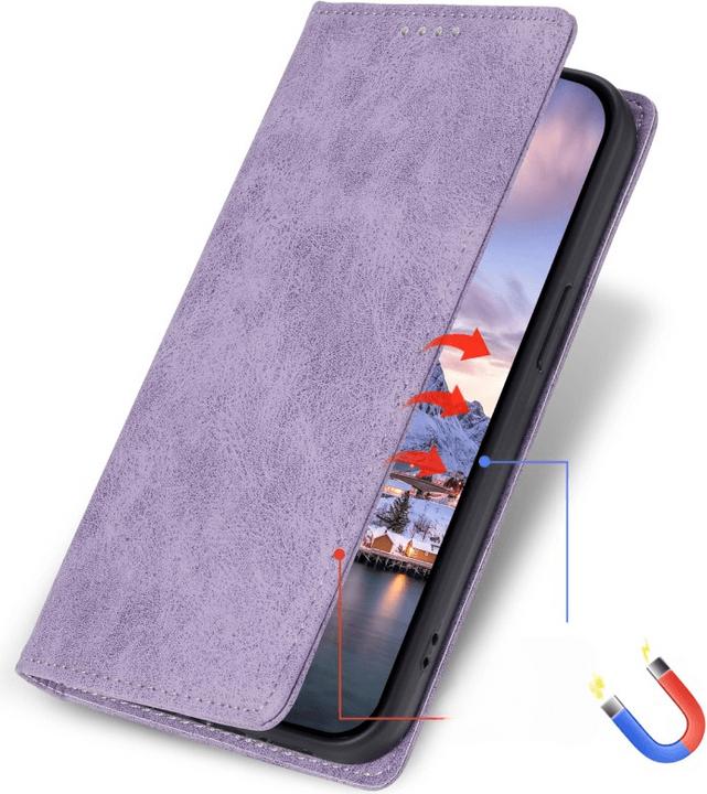 Actual product image Cover-Discount Galaxy A56 5G - Flip Case mit RFID Blocker (Samsung Galaxy A56)