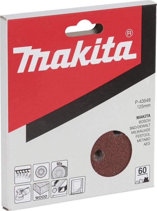 Immagine prodotto Makita Carta vetrata eccentrica con velcro (60)