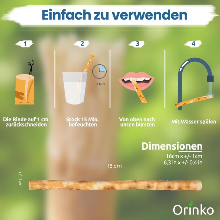 Immagine prodotto Orinko Spazzolino naturale Miswak (6 x)