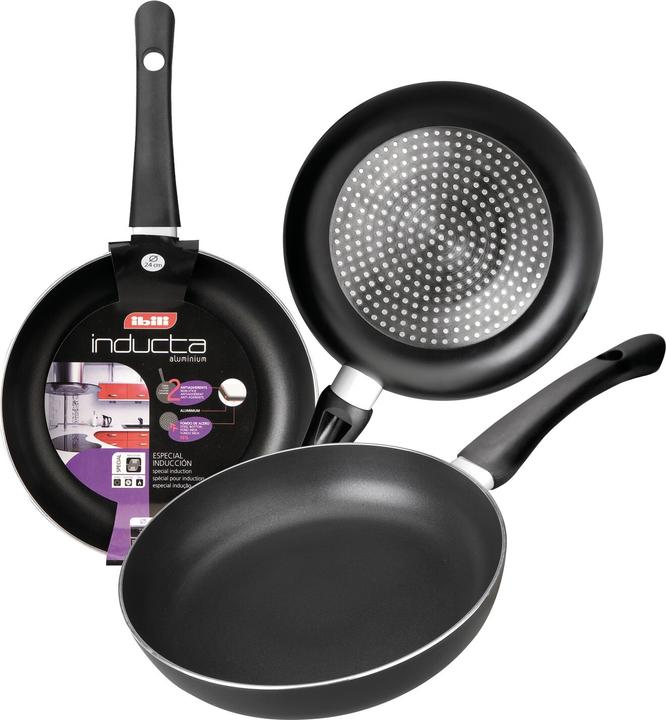 Produktbild Ibili Bratpfanne Inducta 24 cm Induktionstechnologie für schnelles Erhitzen (Bratpfanne, Edelstahl)