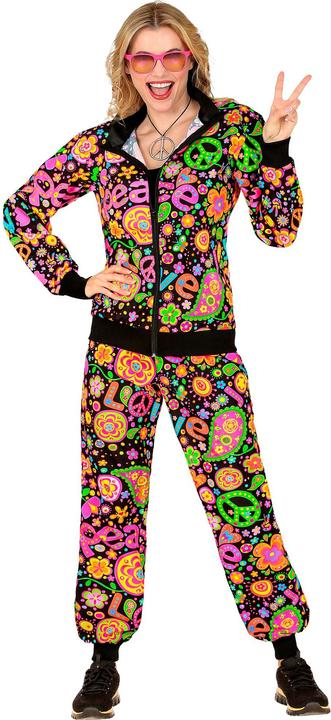 Actual product image Widmann années 70 - Peace & Love Tenue de sport (S, M, L, XL, XXL)