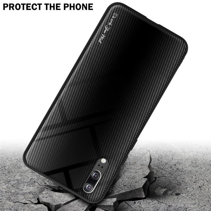 Produktbild Cadorabo TPU Gestreiftes Glas Cover (Cubot P20)