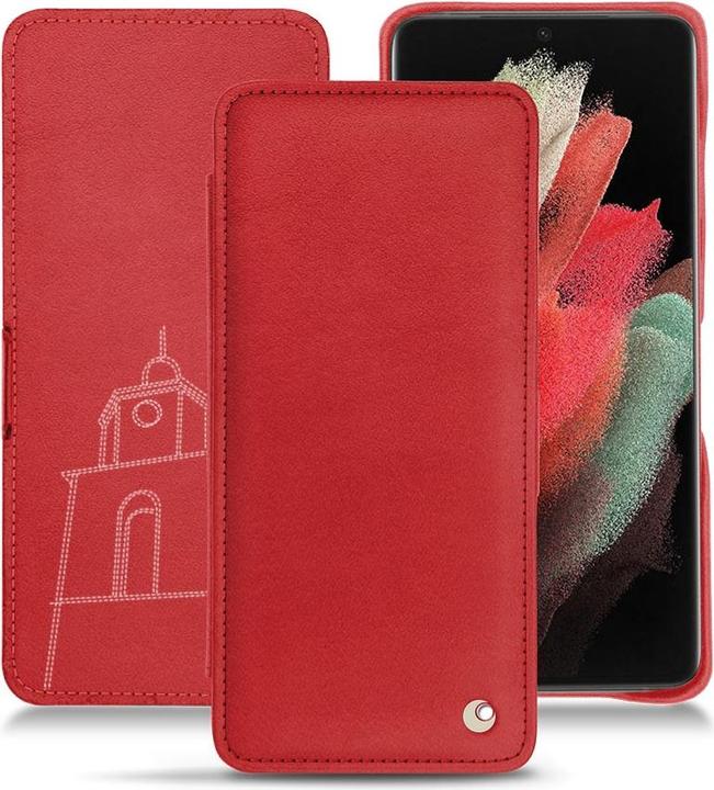 Actual product image Noreve Leather case horizontal (Samsung Galaxy S21 Ultra)