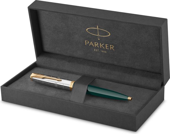 Actual product image Parker Pen Ballpoint pen 51 Premium Forest G.C. M (Forest Green, 1 x)
