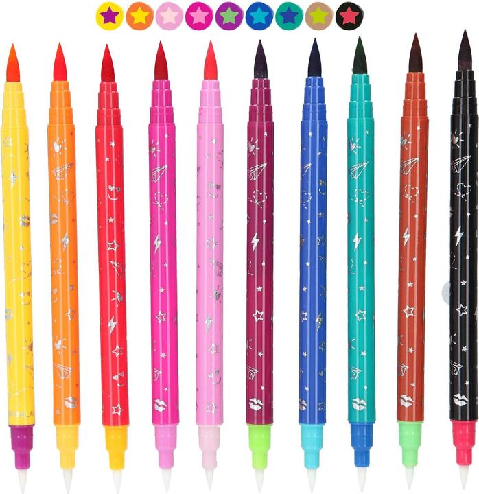 Image du produit Depesche Feutres de coloriage Magic Top Model 10 pièces (Multicolore, 10 x)