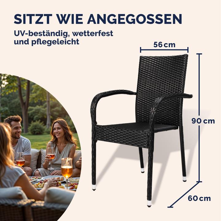 Immagine prodotto Casaria Polyrattan Gartenstühle