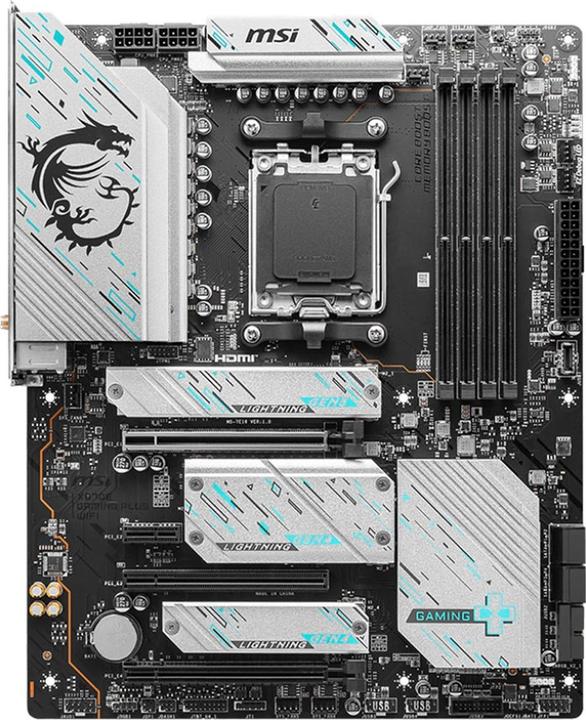 MSI X670E GAMING PLUS WIFI AM5 4xDDR5 4xM.2 4xSATA (AM5, AMD X670E, ATX)
