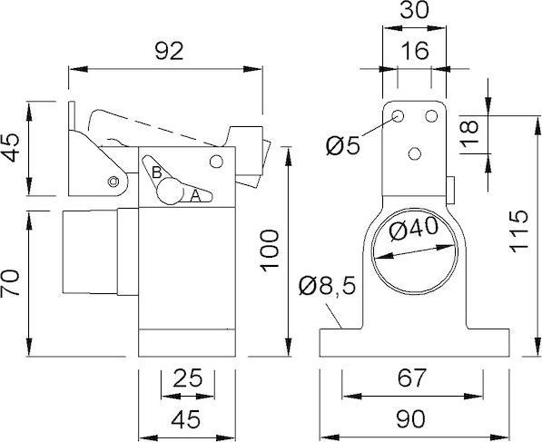 Produktbild Kws Türfeststeller 1010 (1 Stück)