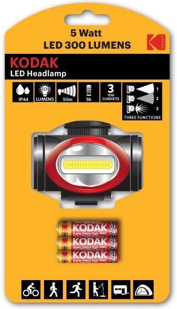 Produktbild Kodak HEADLAMP 300, Stirnband-Taschenlampe LED (300 lm)