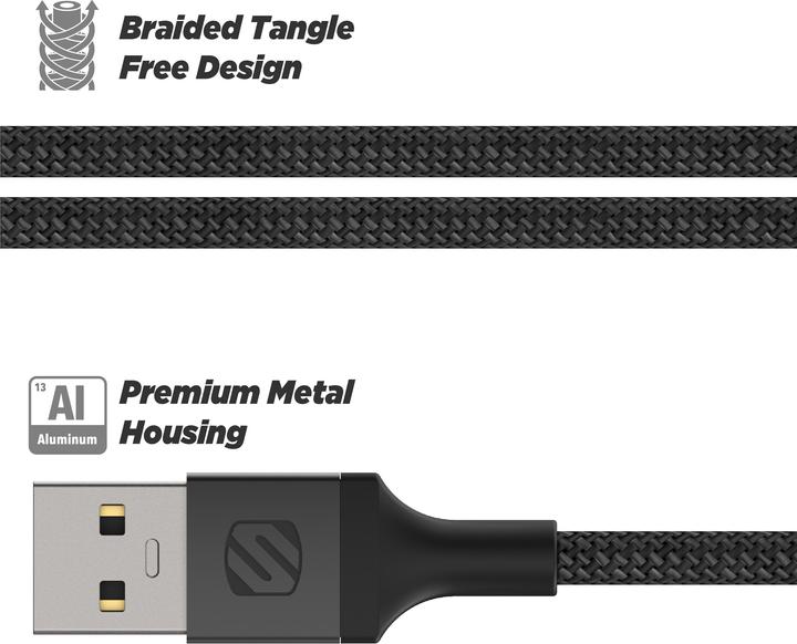Produktbild Scosche USB-A — Lightning (0.30 m, USB 3.0)