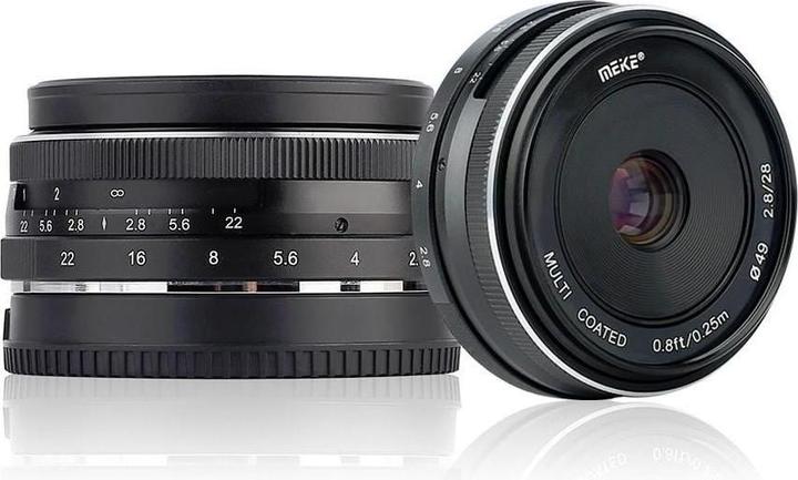 Actual product image Meike 28mm f/2.8 Canon EF M (Canon EF-M, APS-C / DX)