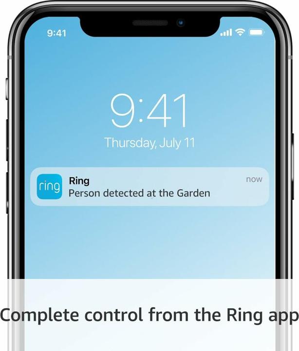 Actual product image Ring Stick Up Cam Pro - Battery - Black - EU (1920 x 1080 Pixels)