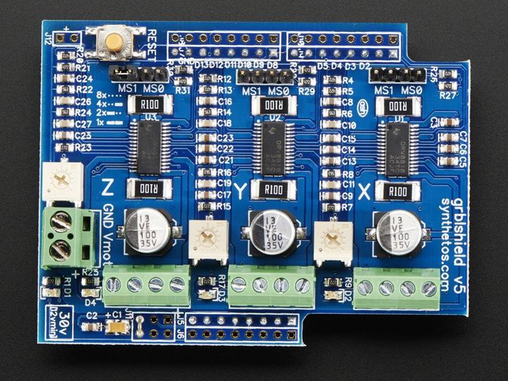 Image du produit Synthetos gShield (grblShield) V5 (Bouclier)