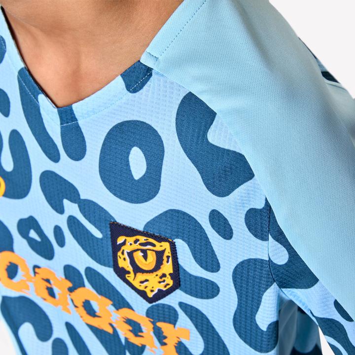 Produktbild Kipsta Mädchen Fussball Trikot - Viralto Leopard blau (8, 9, 10)