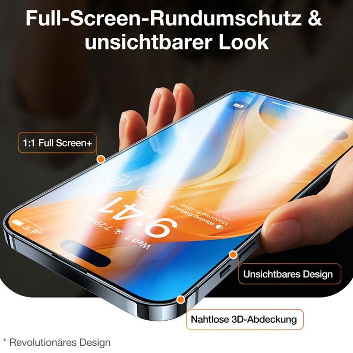 Produktbild Torras Diamond Panzerglas (1 Stück, Apple iPhone 14 Pro, Apple iPhone 15)