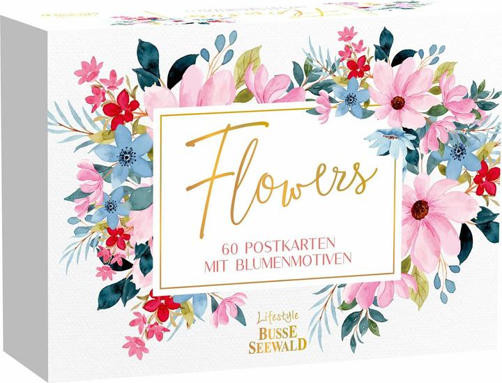Produktbild Flowers. 60 Postkarten mit Blumenmotive (60 Stk.)