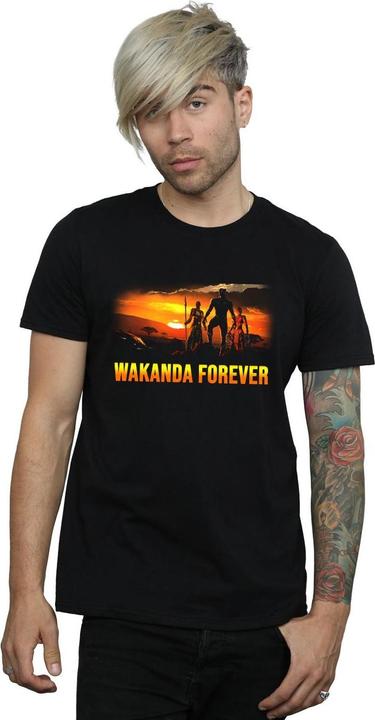 Immagine prodotto Maglietta da uomo Black Panther Wakanda Forever (XXL)